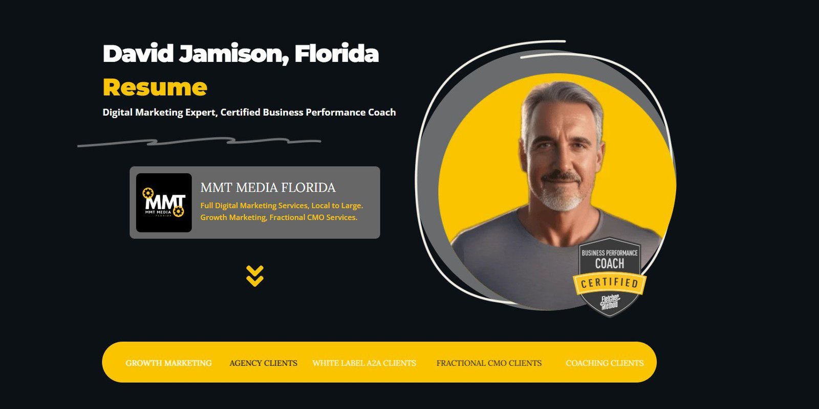 David Jamison - Florida RESUME 2025 David Jamison Florida - RESUME